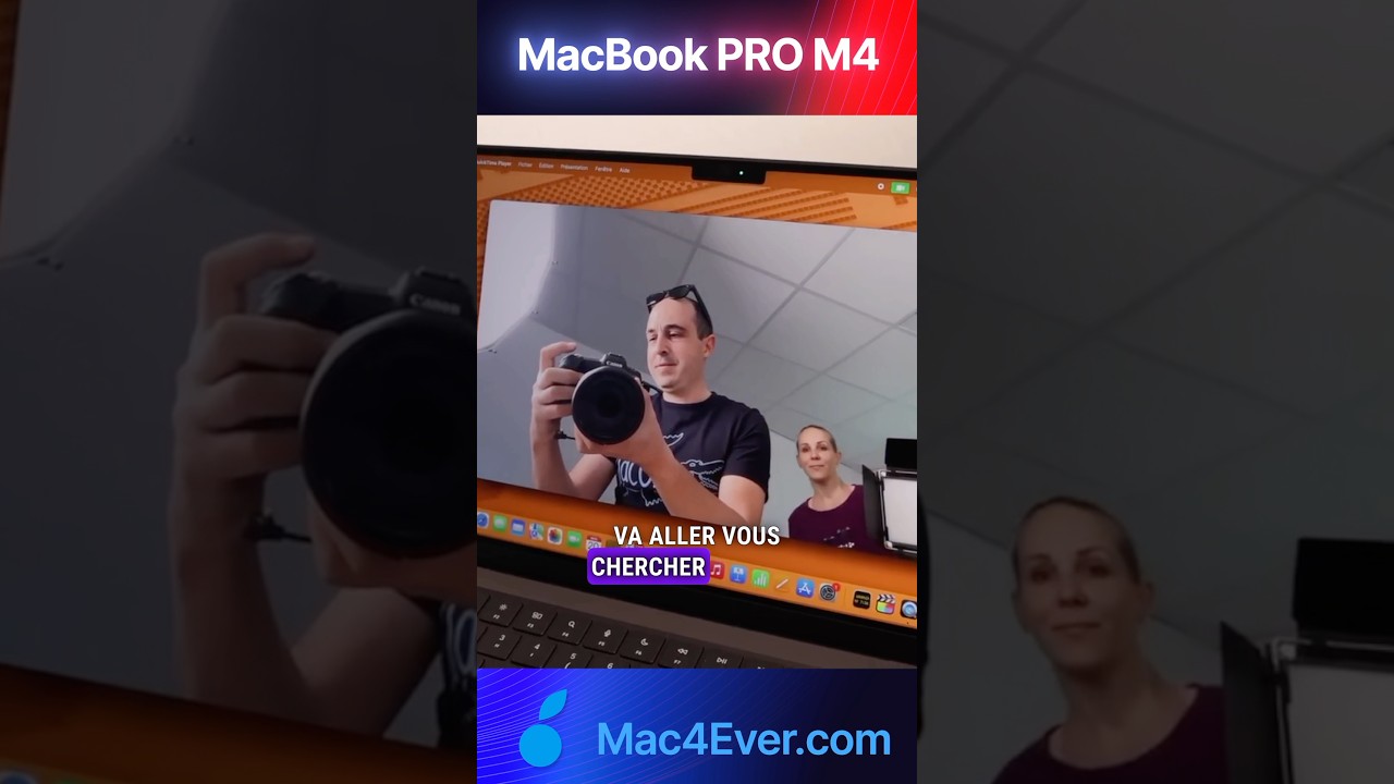 Une nouvelle webcam sur le MacBook PRO M4 #mac #apple #macbook #